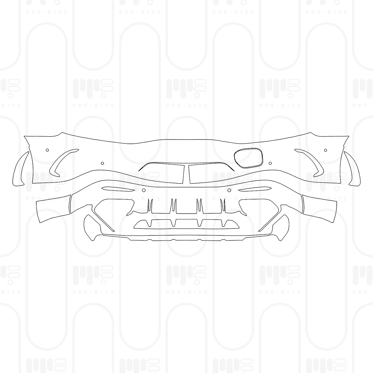 Pre-Cut PPF Mercedes-Benz AMG GT 2-Door AMG GT 63 S E Performance 2025