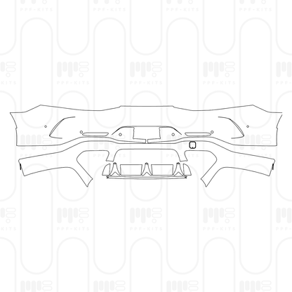 Pre-Cut PPF Mercedes-Benz AMG GT 4-Door 53 2026