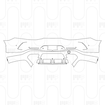 Pre-Cut PPF Mercedes-Benz AMG GT 4-Door 63 2025