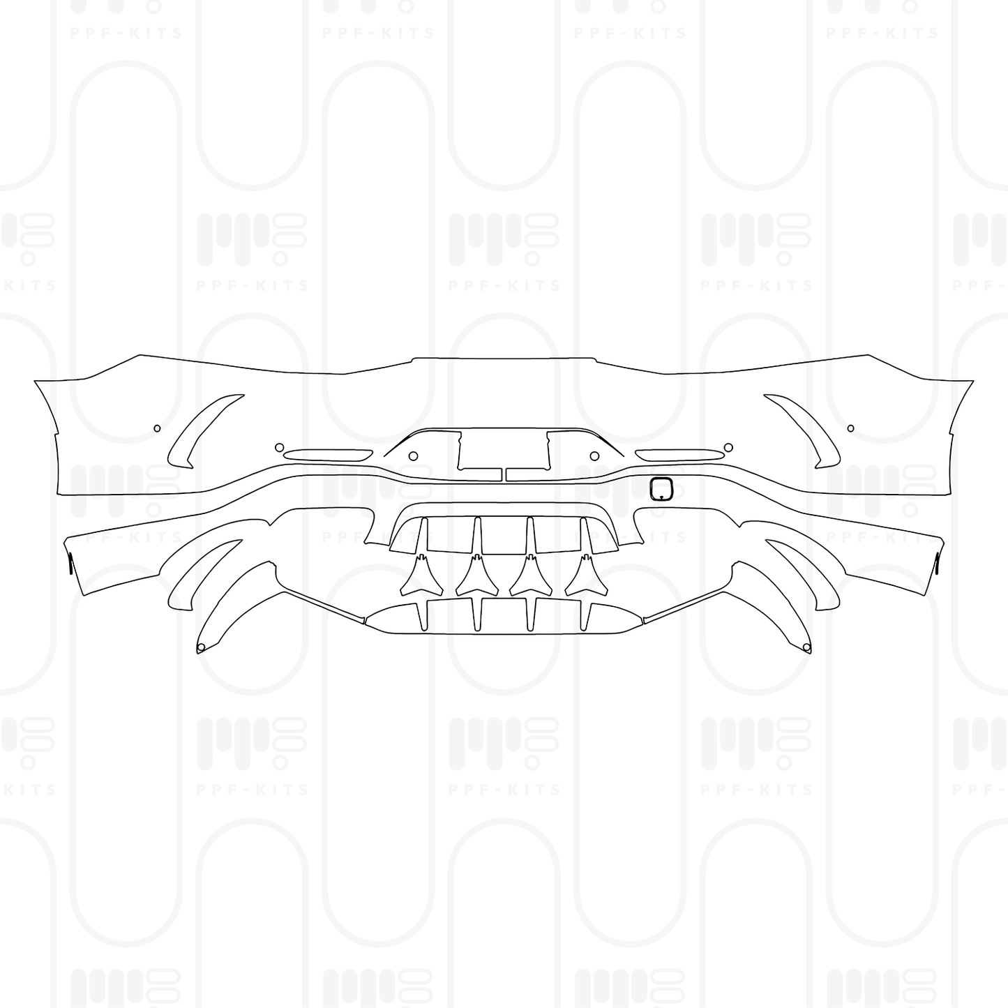 Pre-Cut PPF Mercedes-Benz AMG GT 4-Door 63 2025