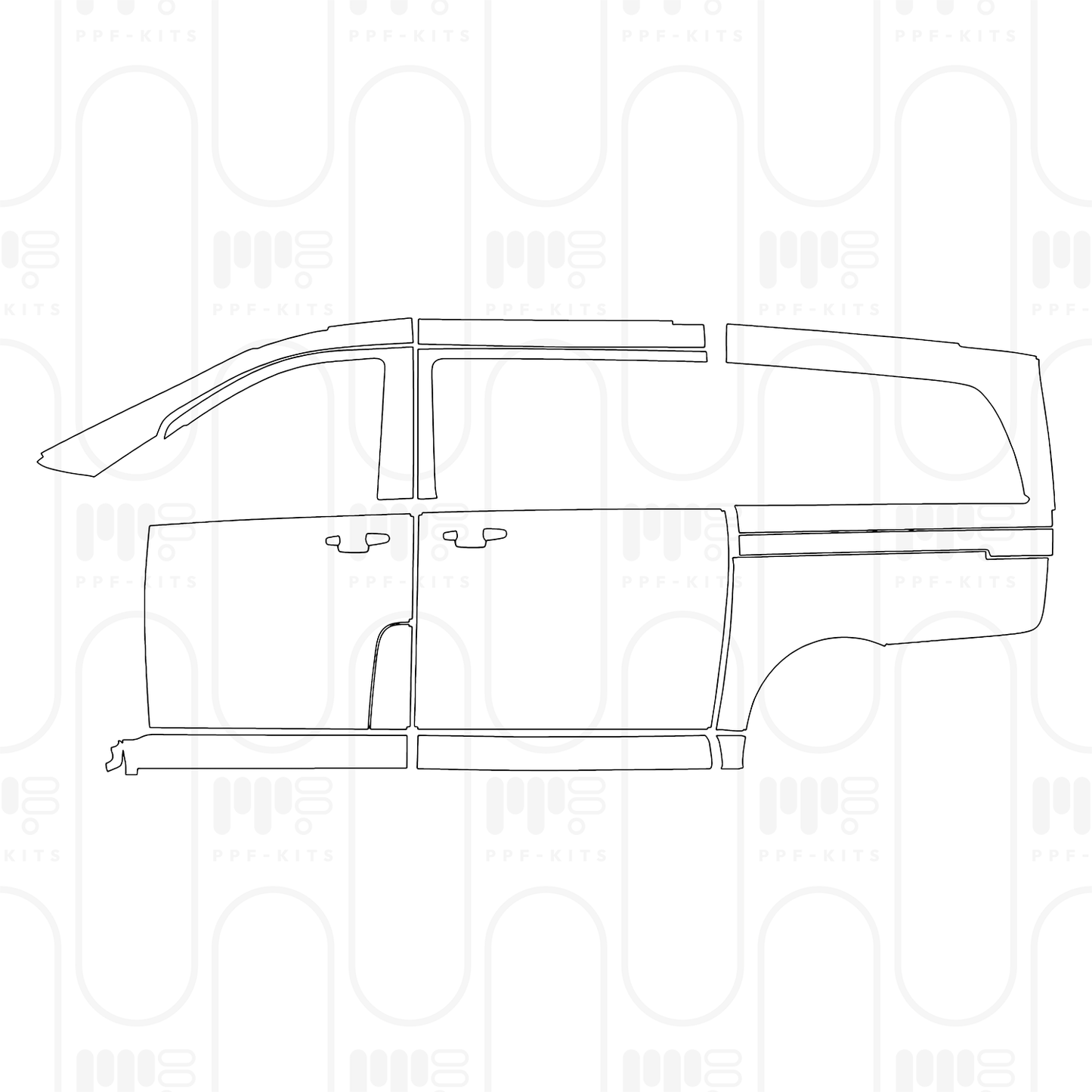 Pre-Cut PPF Mercedes-Benz V Class (Europe) Long Base 2026