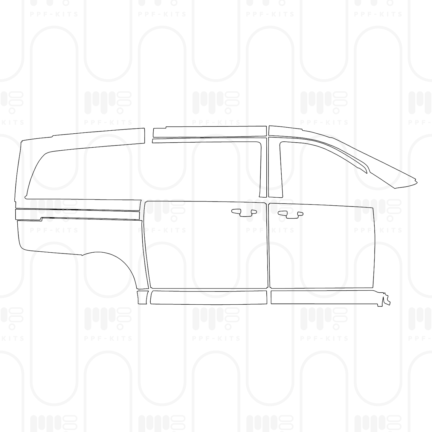 Pre-Cut PPF Mercedes-Benz V Class (Europe) Long Base 2026
