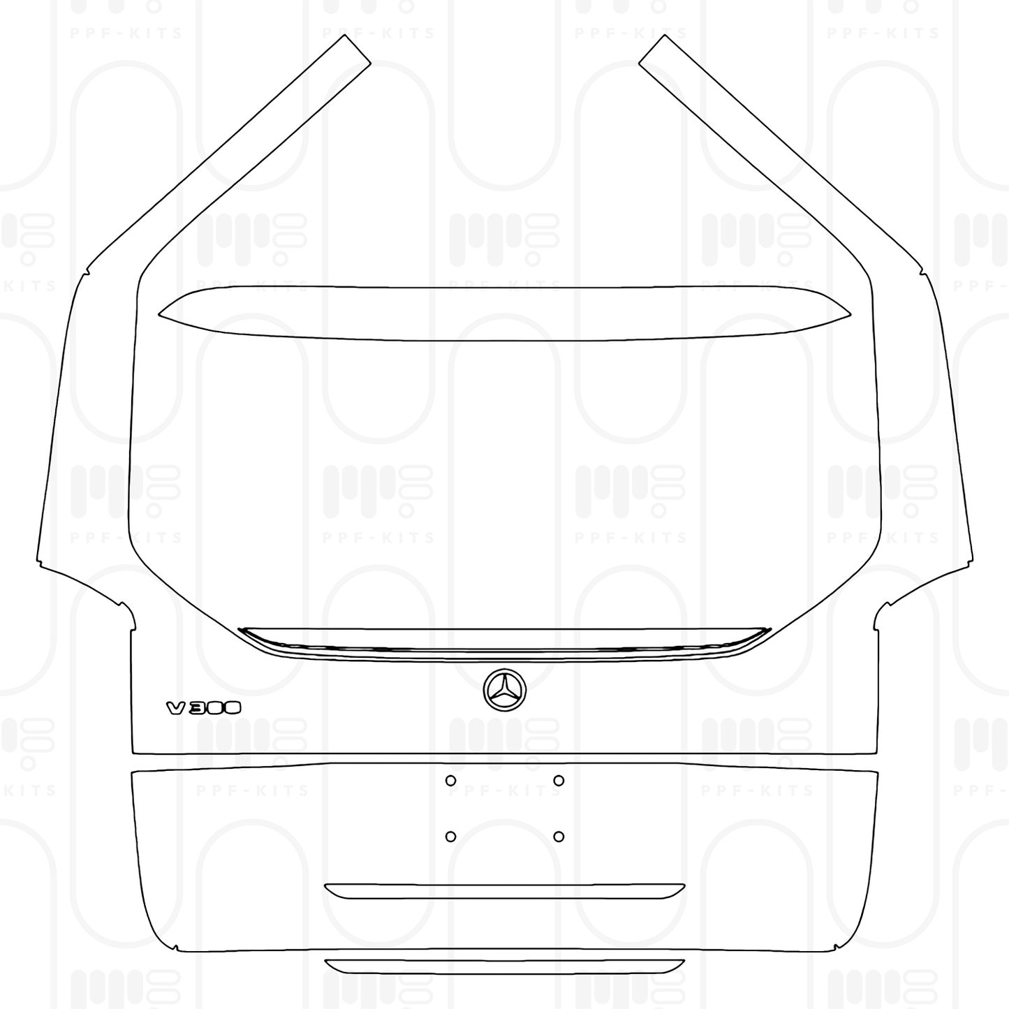 Pre-Cut PPF Mercedes-Benz V Class (Europe) Long Base 2026