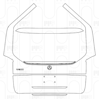 Pre-Cut PPF Mercedes-Benz V Class (Europe) Long Base 2026