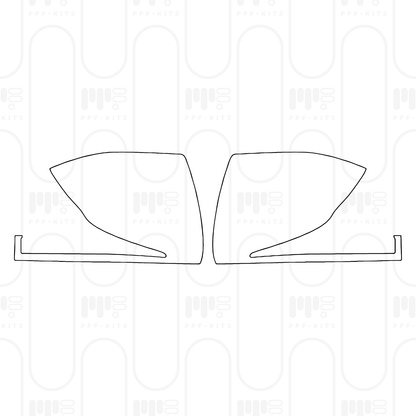 Pre-Cut PPF Mercedes-Benz V Class (Europe) Extra Long AMG Line 2025