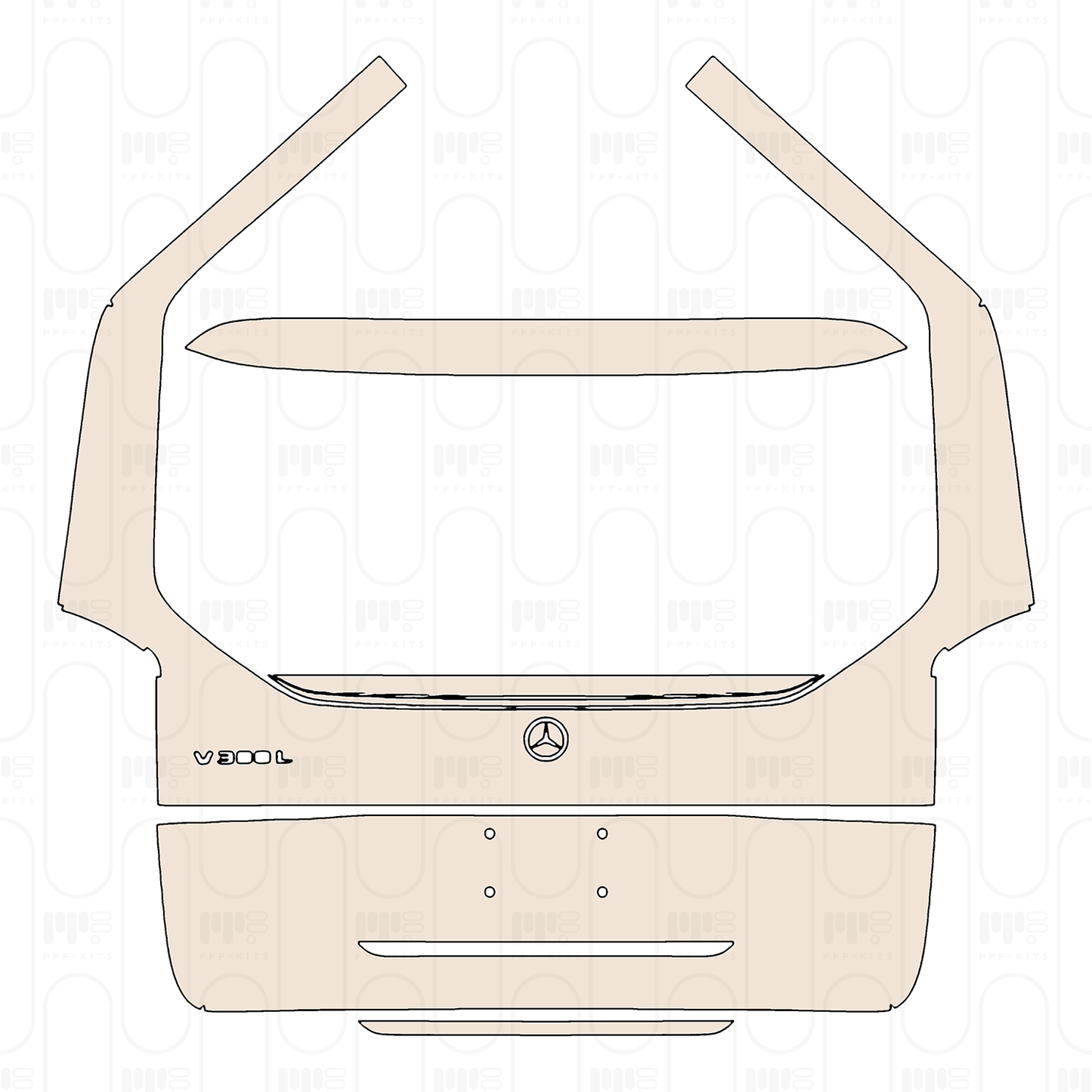 Pre-Cut PPF Mercedes-Benz V Class (Europe) Extra Long Base 2026