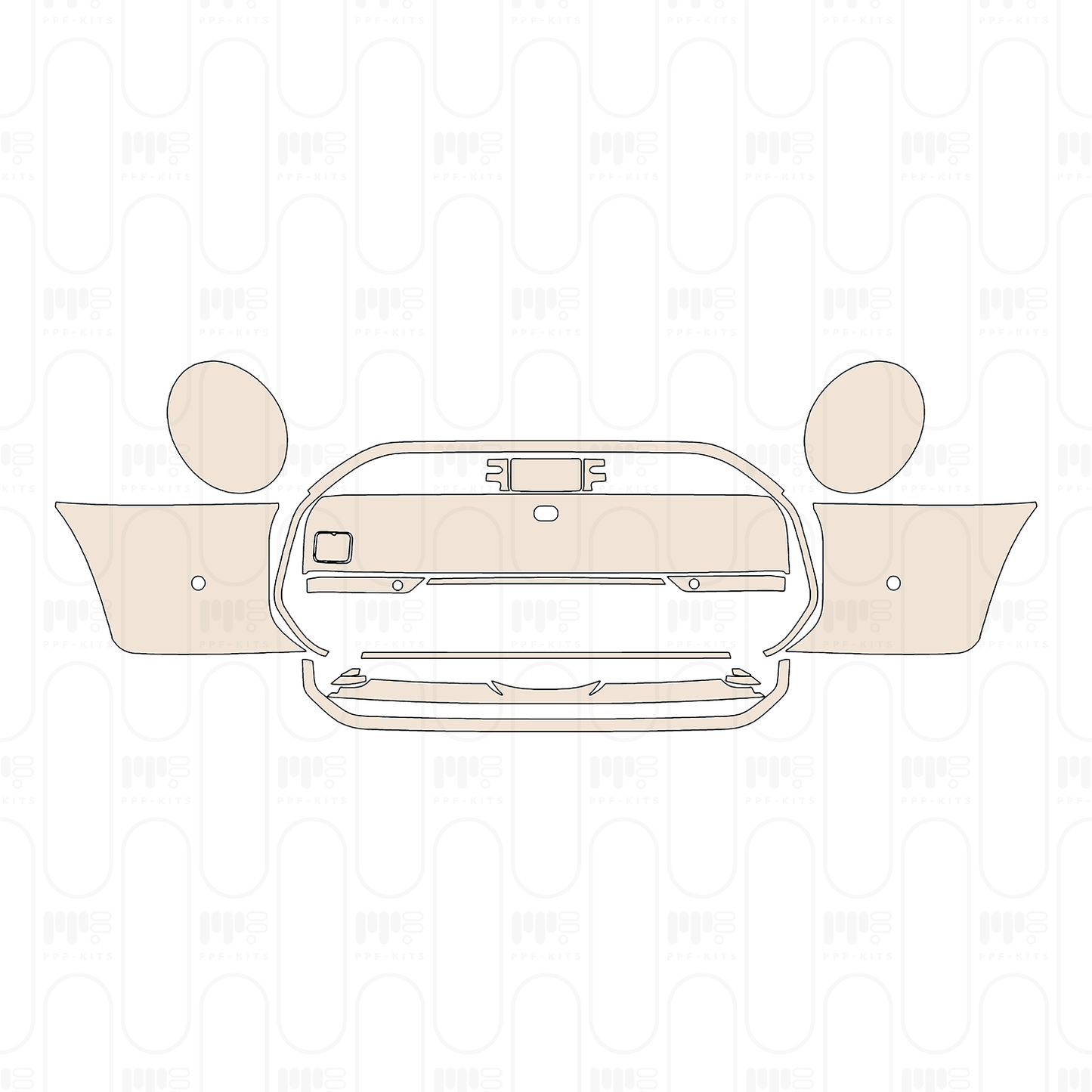 Pre-Cut PPF MINI Convertible Cooper C Base 2025