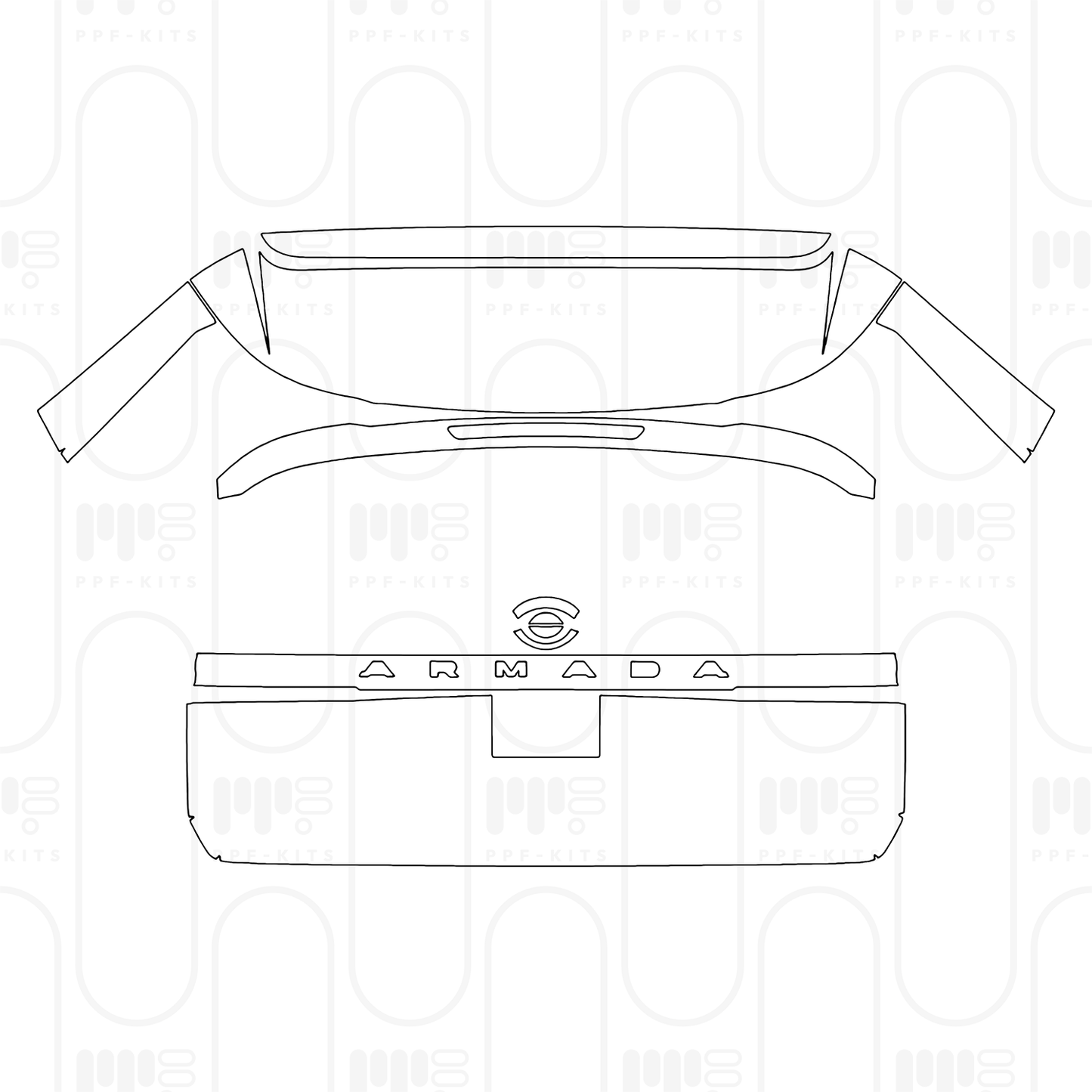 Pre-Cut PPF Nissan Armada (US) SV 2026