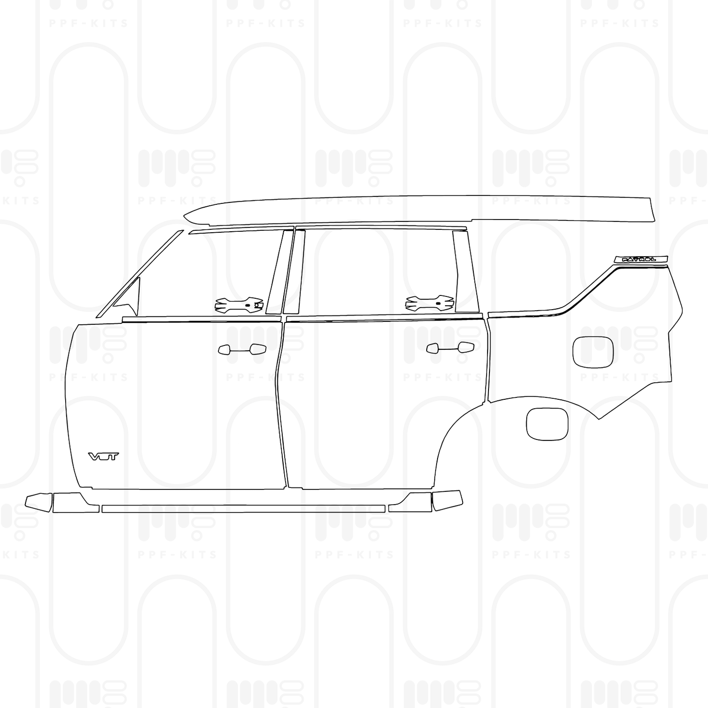 Pre-Cut PPF Nissan Patrol (ME) LE T2 2026