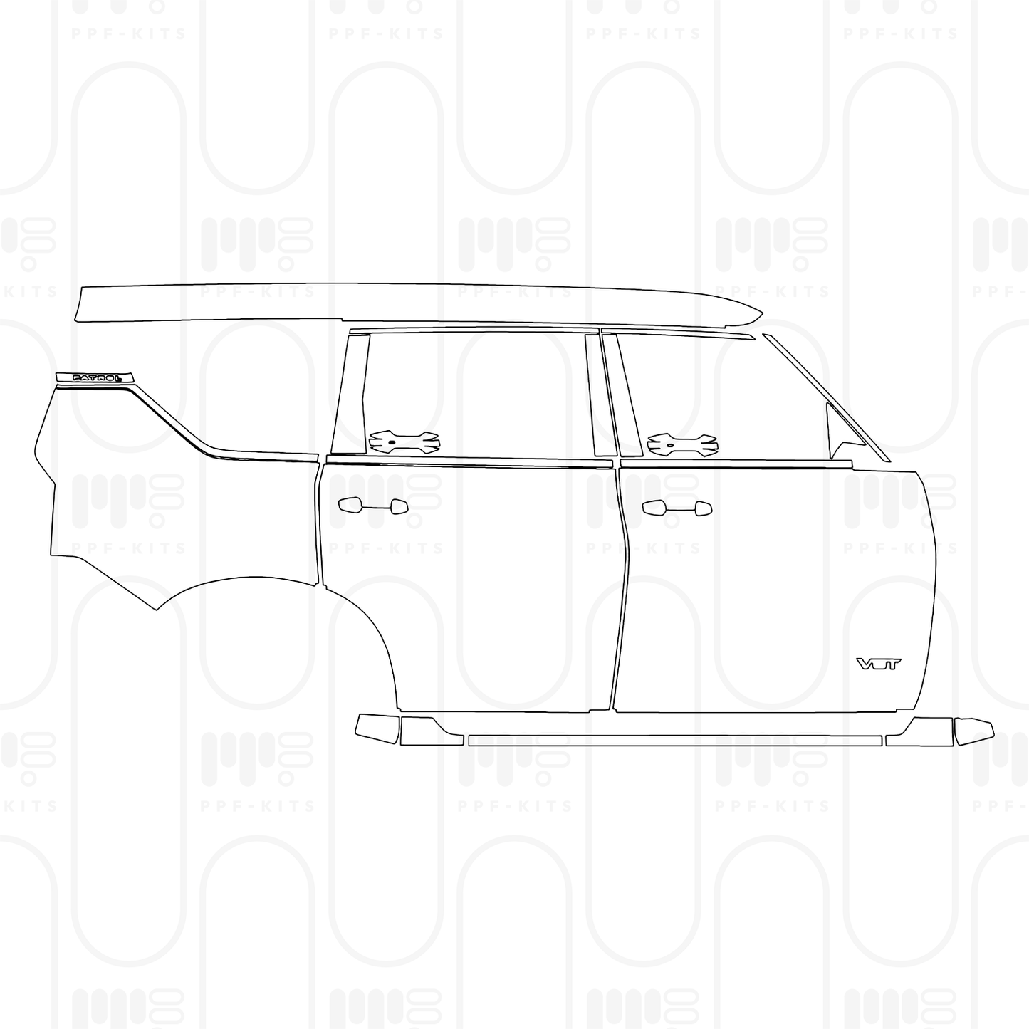 Pre-Cut PPF Nissan Patrol (ME) LE T2 2026