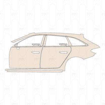 (left) Door+Rear Fender+Side Skirt