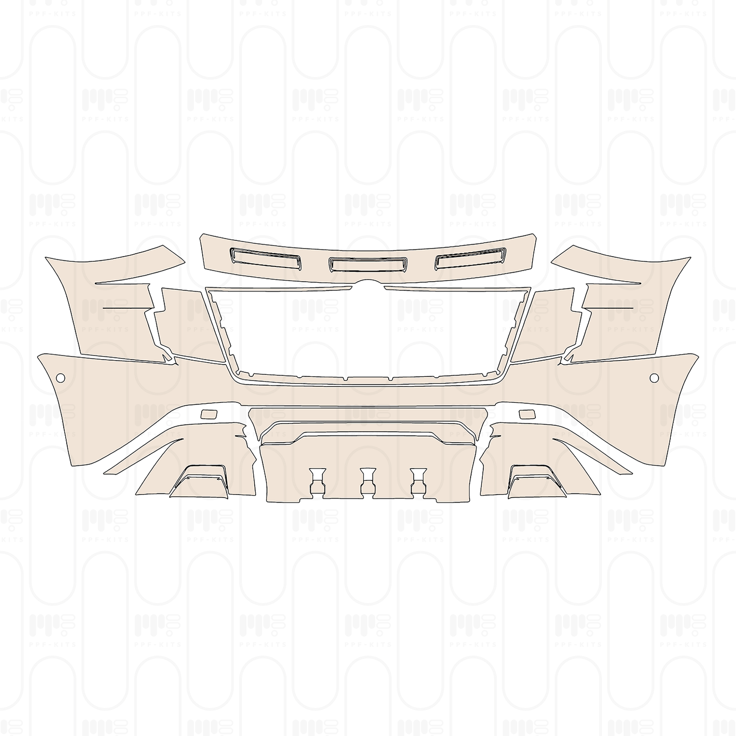 Pre-Cut PPF Nissan Patrol (ME) Pro-4X 2026