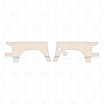 Pre-Cut PPF RAM Trucks 1500 Crew Cab RHO 2025