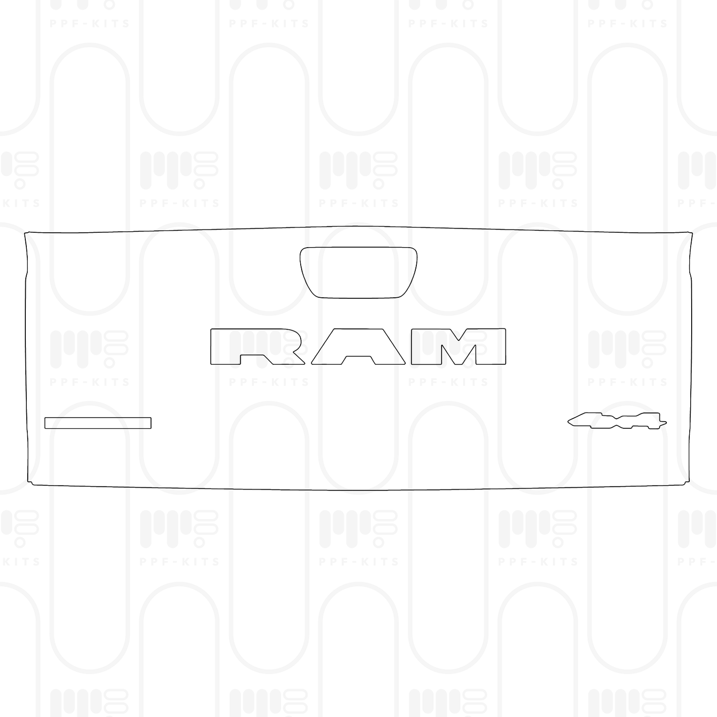 Pre-Cut PPF RAM Trucks 1500 Crew Cab Big Horn 2025