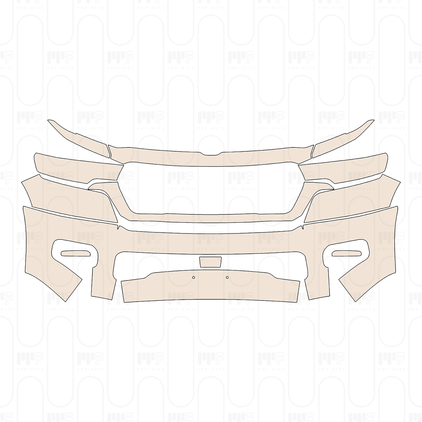 Pre-Cut PPF RAM Trucks 1500 Crew Cab Laramie 2025