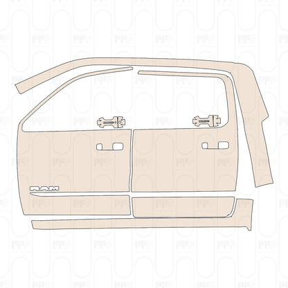 Pre-Cut PPF RAM Trucks 1500 Crew Cab Limited 2025