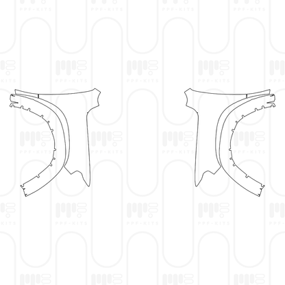 Pre-Cut PPF RAM Trucks 1500 Crew Cab Tungsten 2025