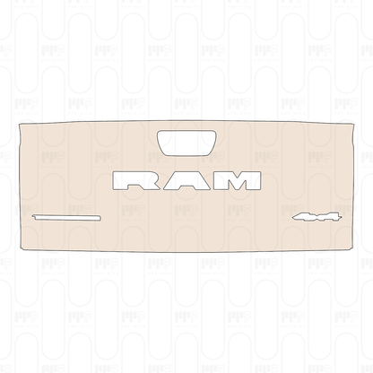 Pre-Cut PPF RAM Trucks 1500 Crew Cab Tungsten 2025