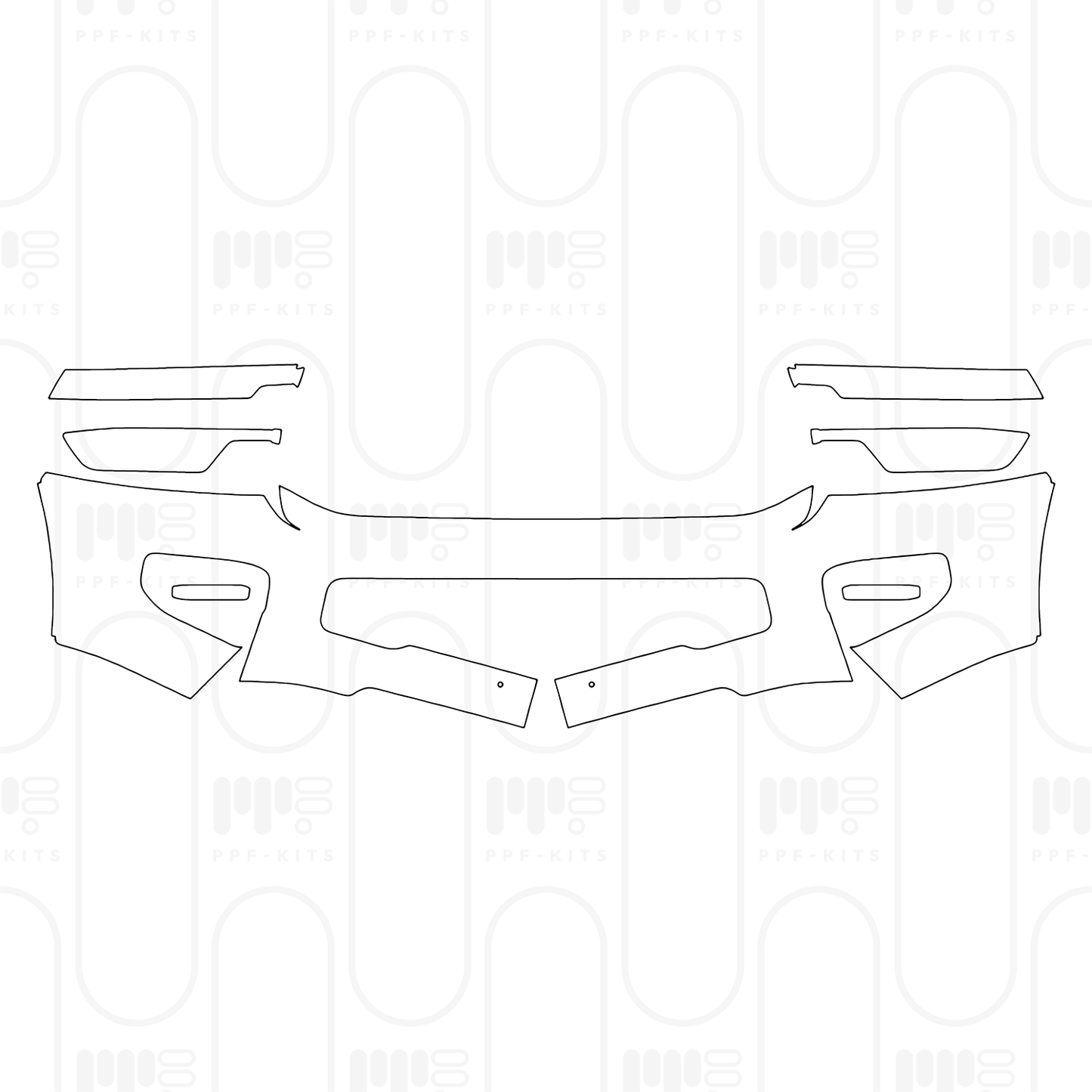 Pre-Cut PPF RAM Trucks 3500 Tradesman 2025