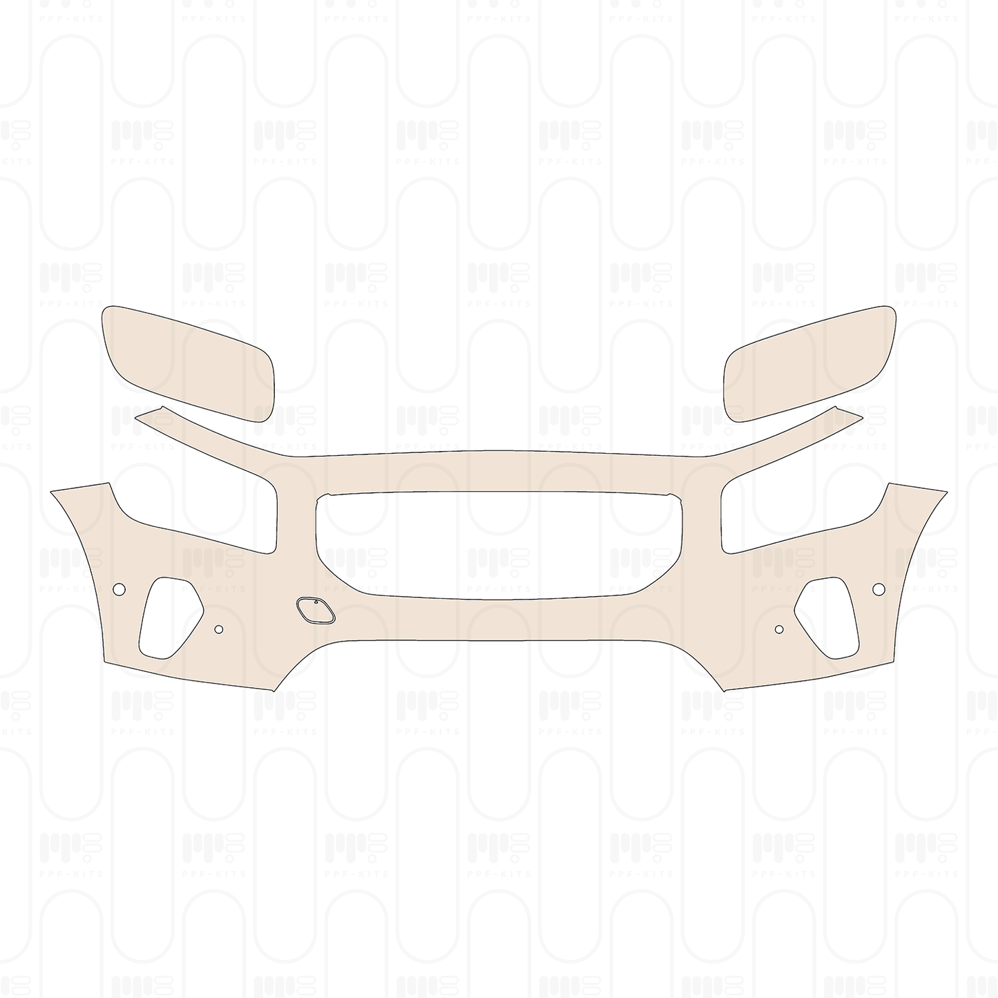 Bumper+Headlamp with 4 PDC (Parking Sensors)