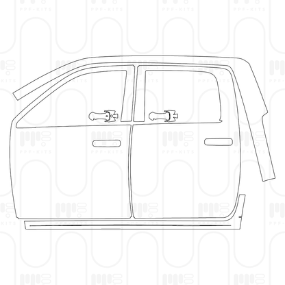 Pre-Cut PPF RAM Trucks 3500 Tradesman 2025