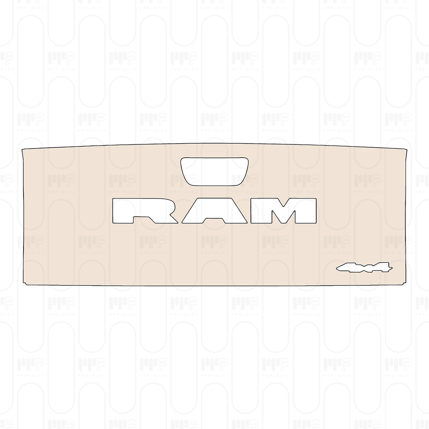 Pre-Cut PPF RAM Trucks 2500 Crew Cab Warlock 2026