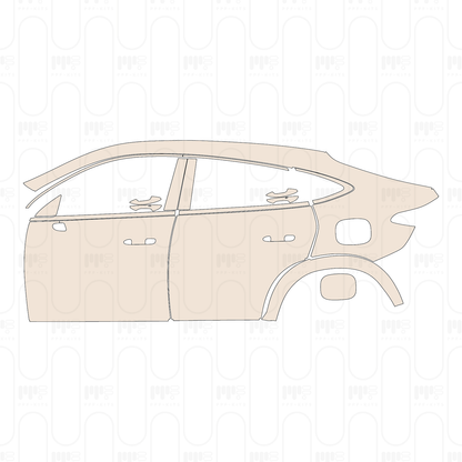 (left) Door+Rear Fender with charging port on rear Fender