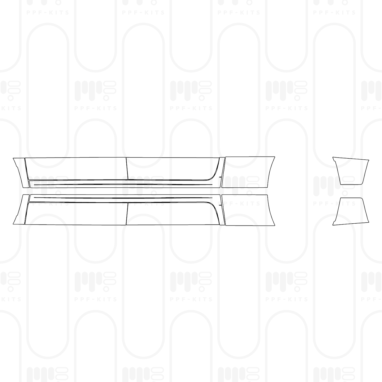 Pre-Cut PPF RAM Trucks 3500 Tradesman 2025