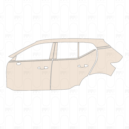 (left) Door+B-Pillar+Rear Fender