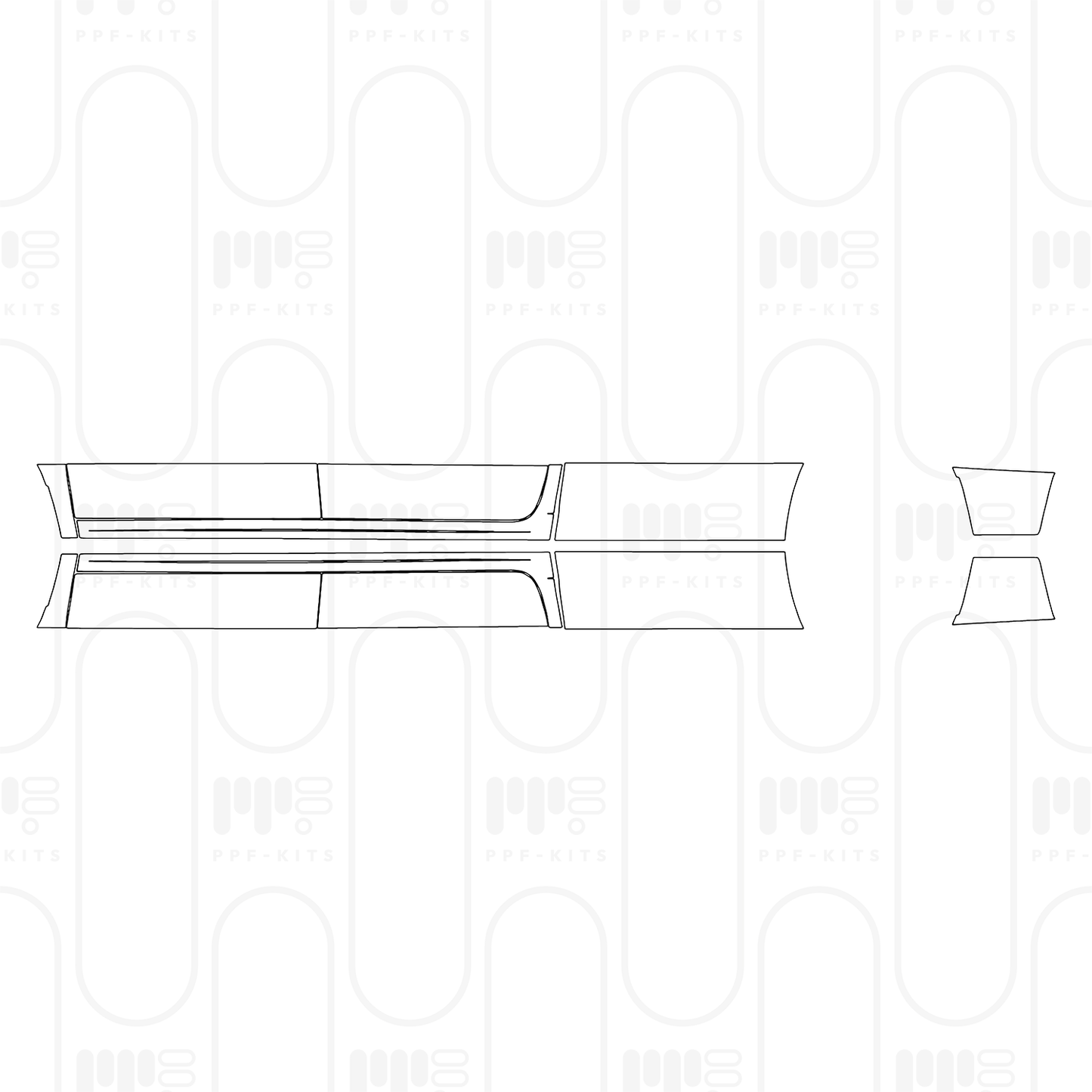 Pre-Cut PPF RAM Trucks 3500 Tradesman 2025