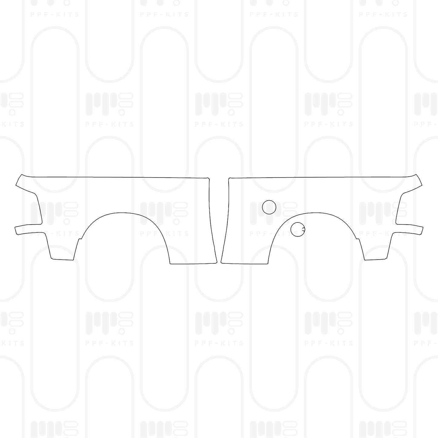 Pre-Cut PPF RAM Trucks 3500 Tradesman 2025