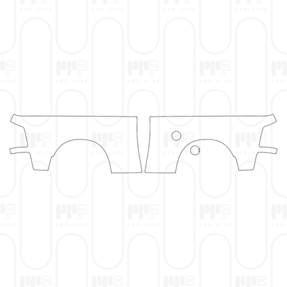 Pre-Cut PPF RAM Trucks 3500 Tradesman 2025