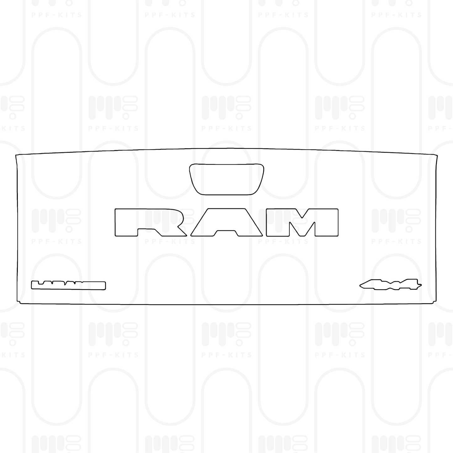 Pre-Cut PPF RAM Trucks 3500 Laramie 2025