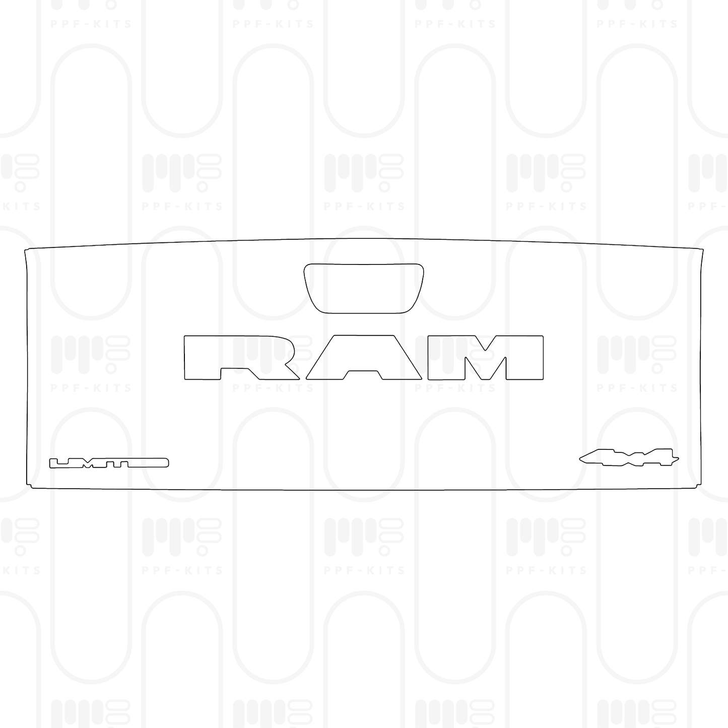 Pre-Cut PPF RAM Trucks 2500 Crew Cab Limited 2025