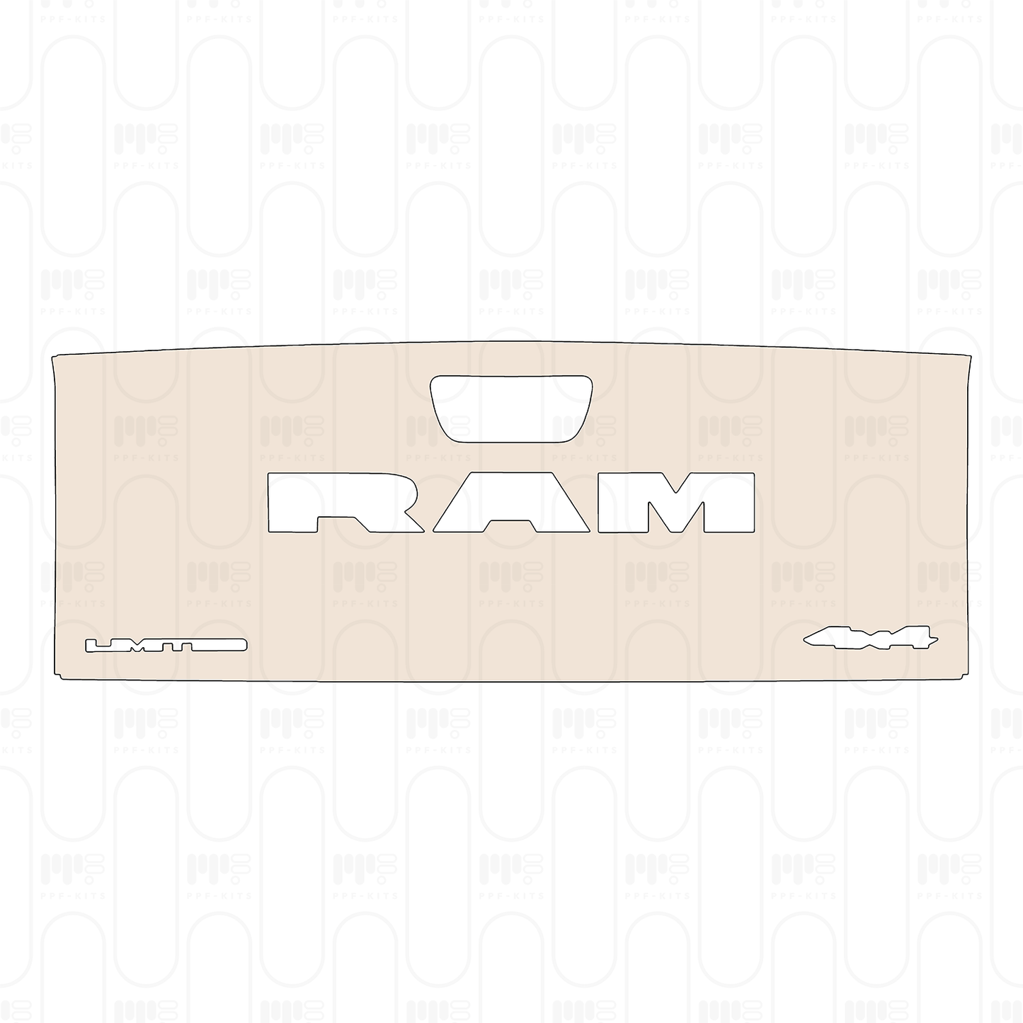 Pre-Cut PPF RAM Trucks 2500 Crew Cab Limited 2025