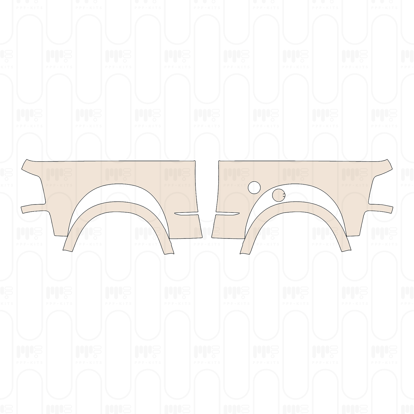 Pre-Cut PPF RAM Trucks 2500 Crew Cab Limited 2025