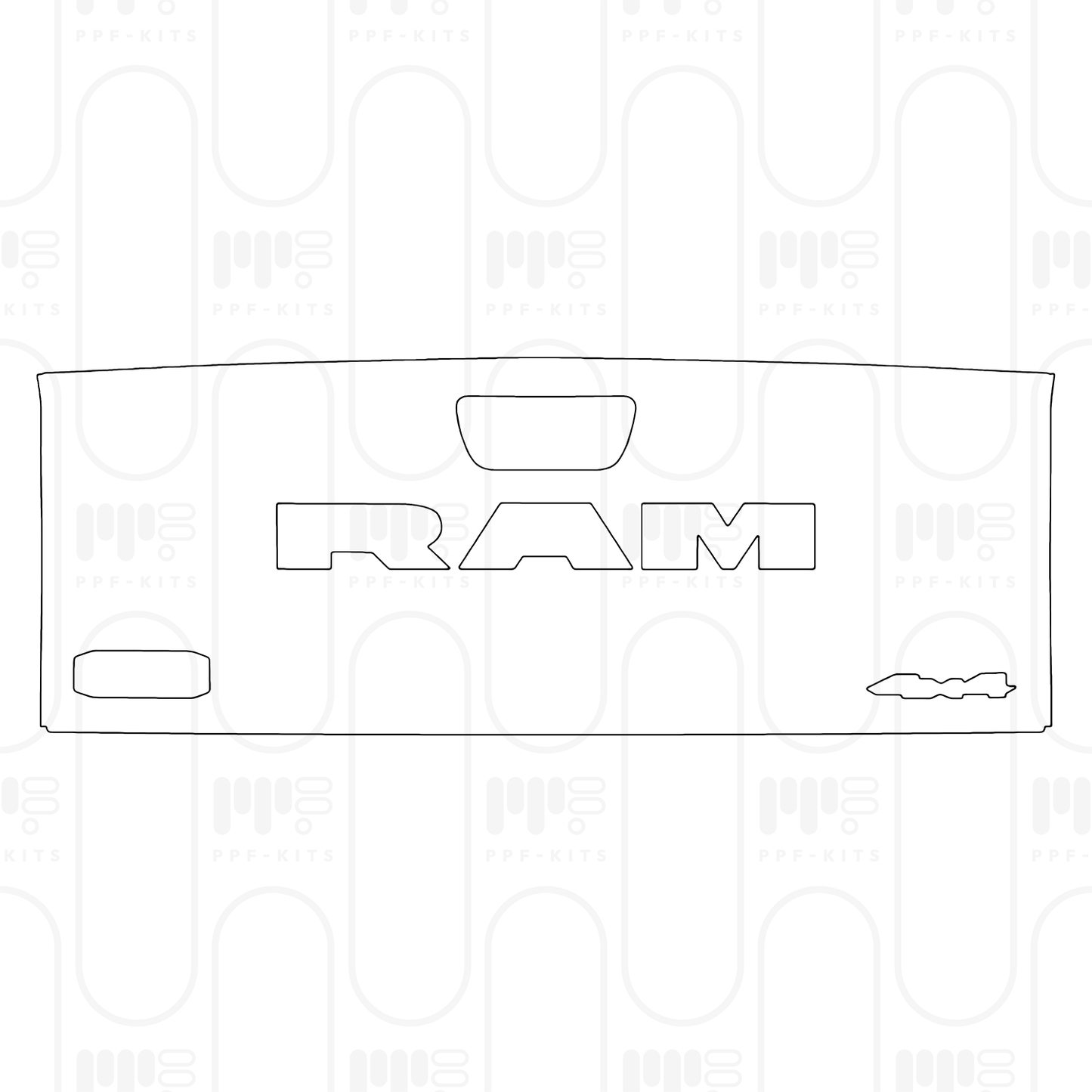 Pre-Cut PPF RAM Trucks 3500 Limited Longhorn 2026