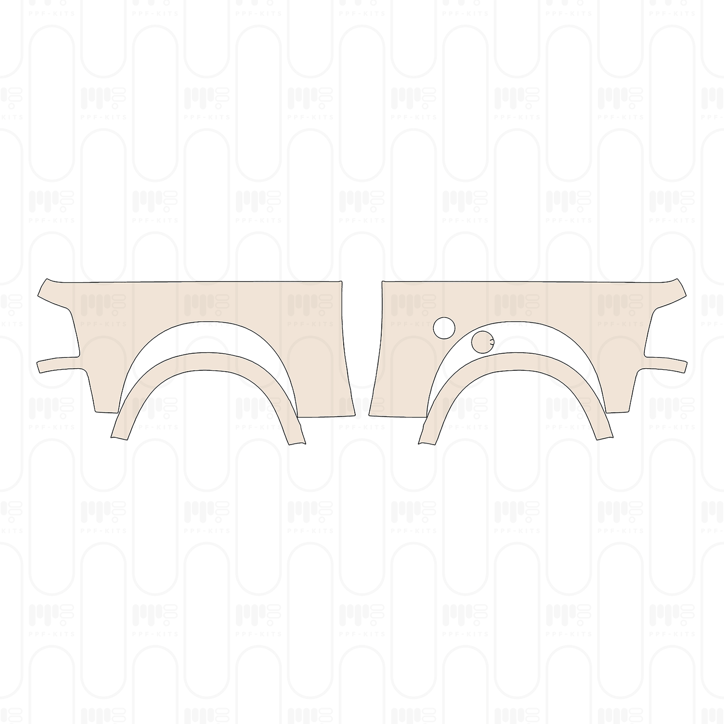 Pre-Cut PPF RAM Trucks 2500 Crew Cab Limited Longhorn 2025