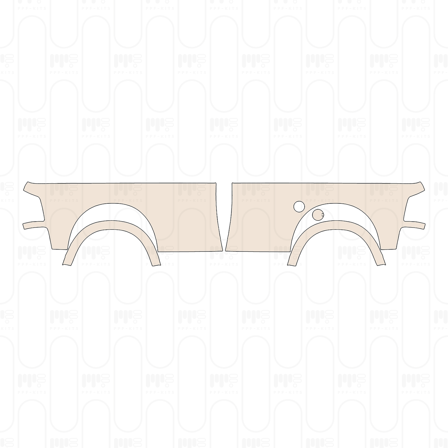 Pre-Cut PPF RAM Trucks 2500 Crew Cab Limited Longhorn 2025