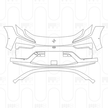 Pre-Cut PPF Polestar 4 2026