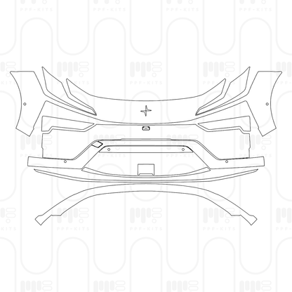 Pre-Cut PPF Polestar 4 2026