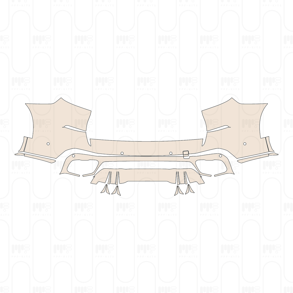 Rear Bumper with M Performance Package