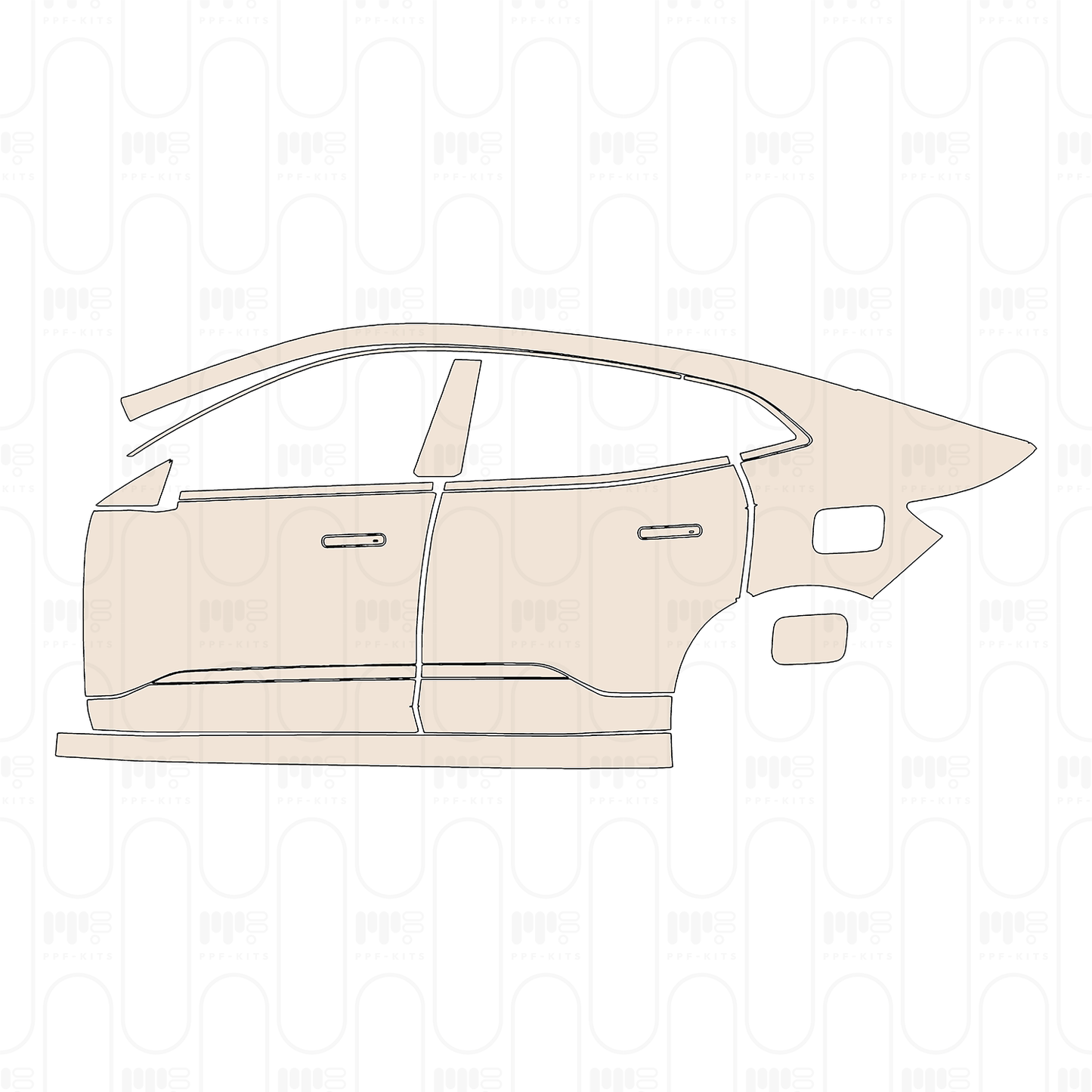 Pre-Cut PPF Polestar 4 2026