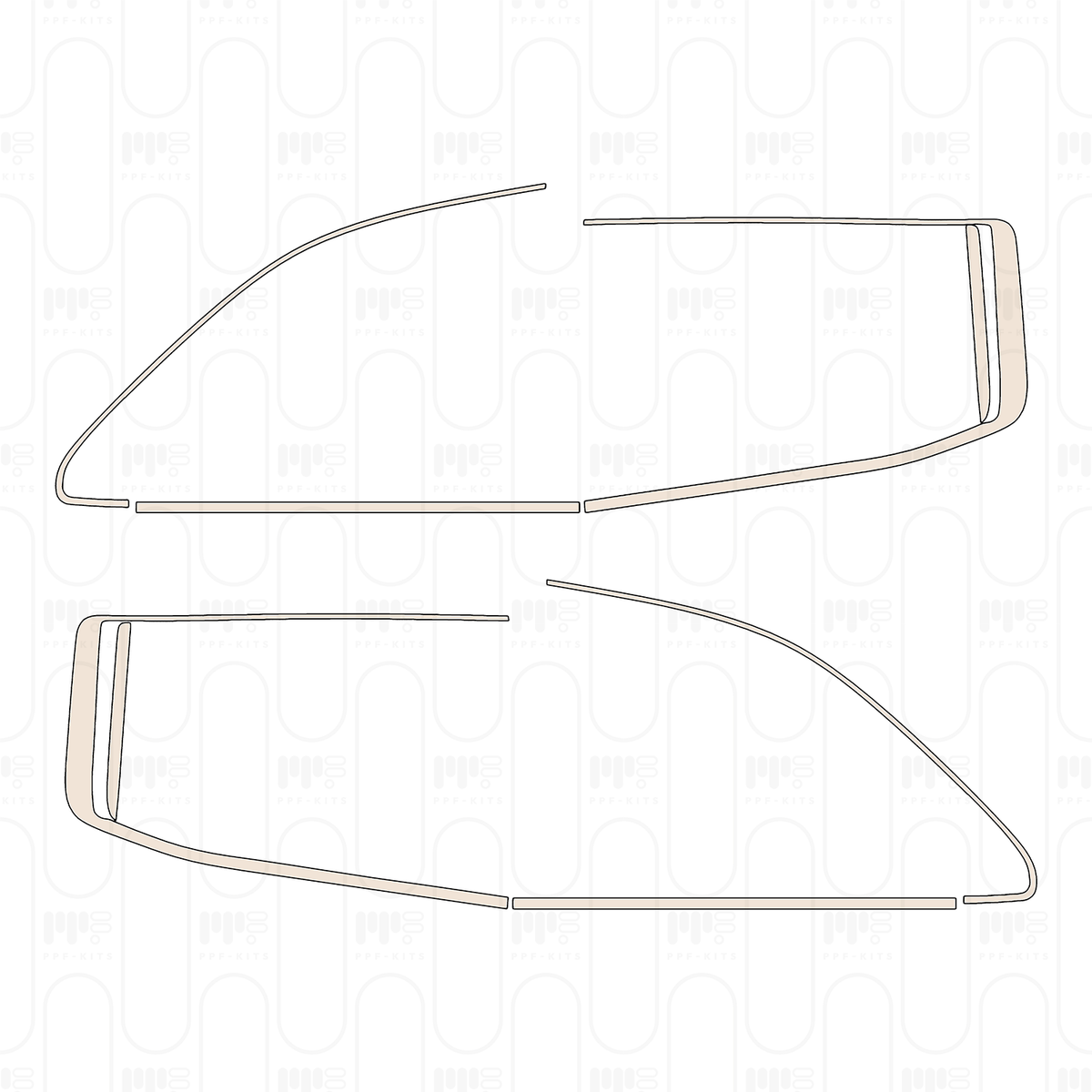 Door chrome strip