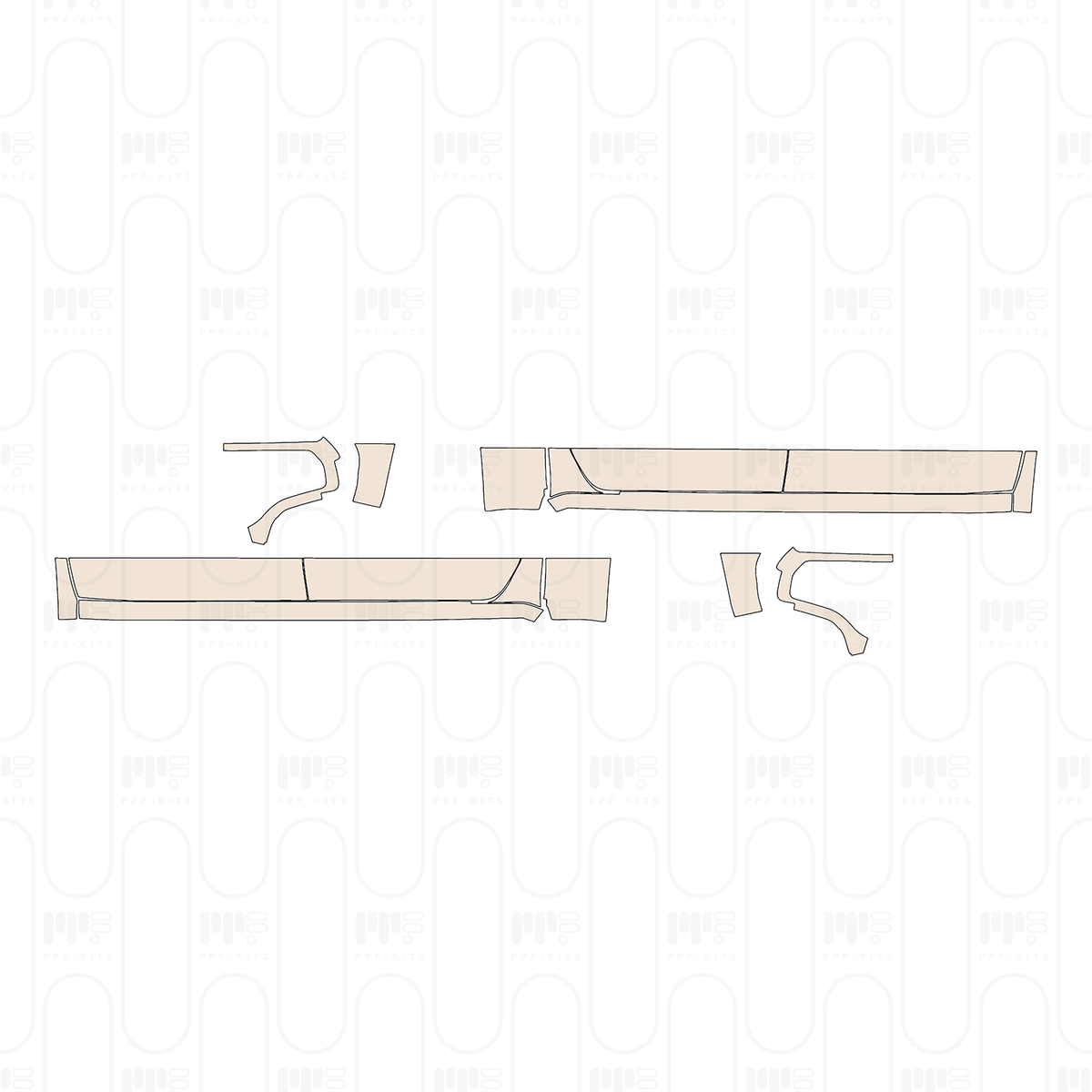 Rocker Panel for 69.92 inch Bed Side