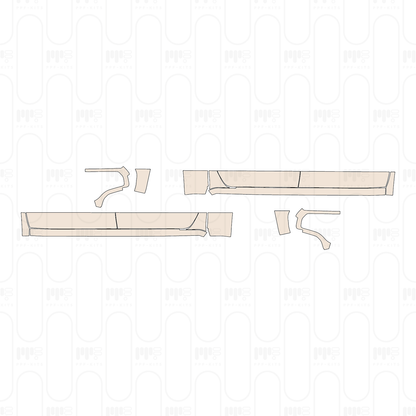 Rocker Panel for 69.92 inch Bed Side
