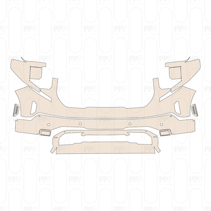 Bumper+Headlamp with 4 PDC (Parking Sensors)