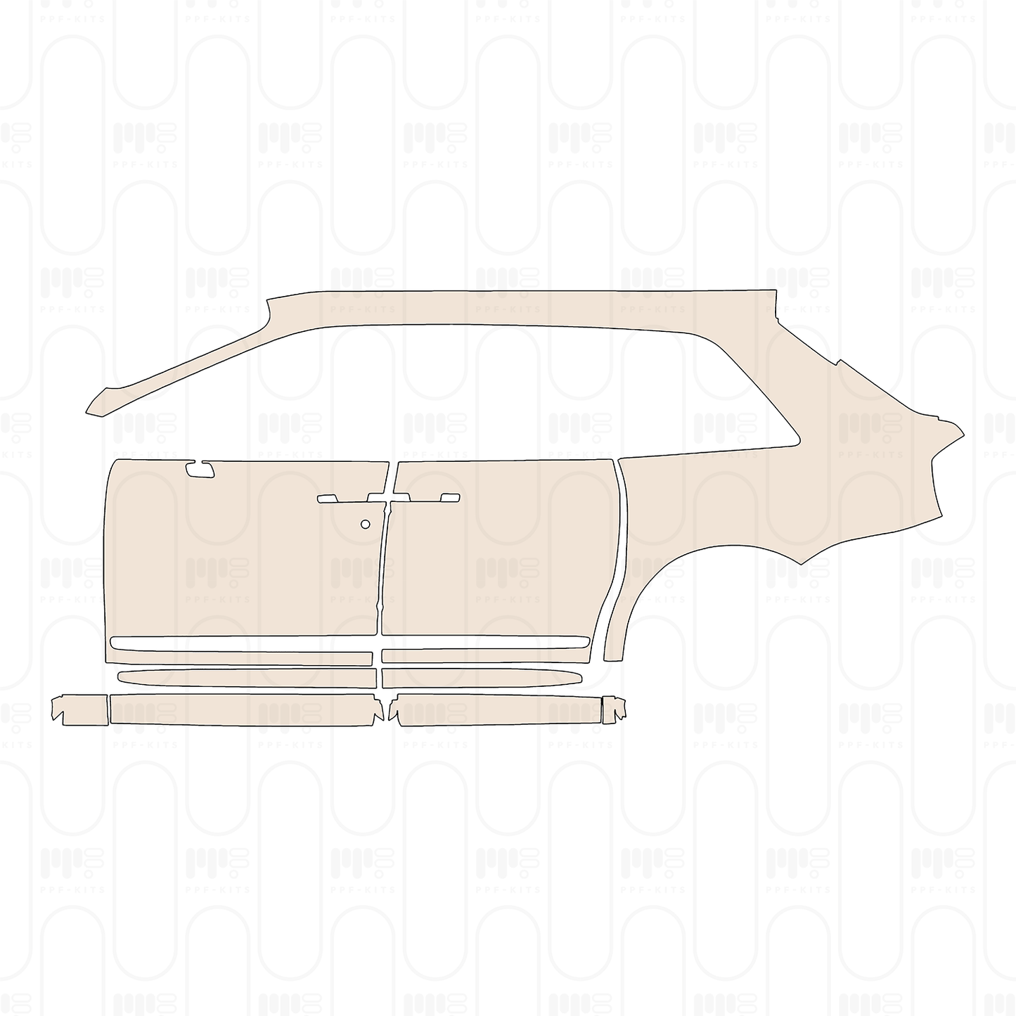 Pre-Cut PPF Rolls-Royce Cullinan Series II Black Badge 2025