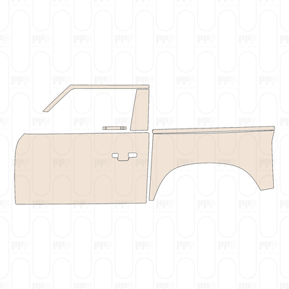 (left) Door+Rear Fender with Explorer Package