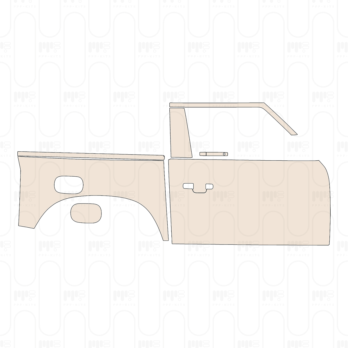 (right) Door+Rear Fender with Explorer Package